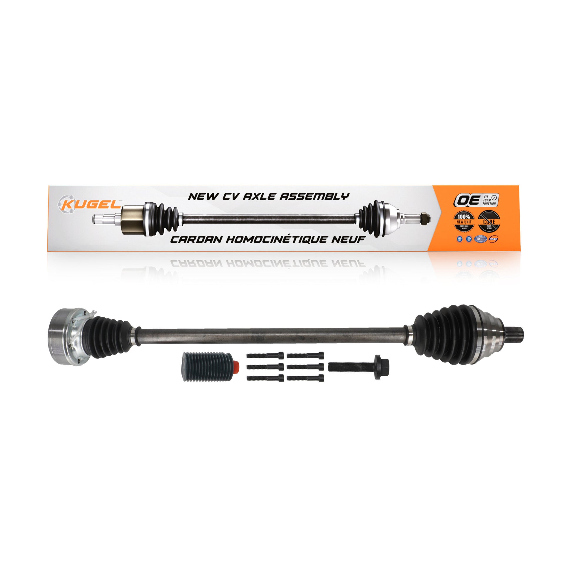 Kugel NCV-VW72024 CV Axle Shaft for 2014-2018 Volkswagen Jetta - Front Right