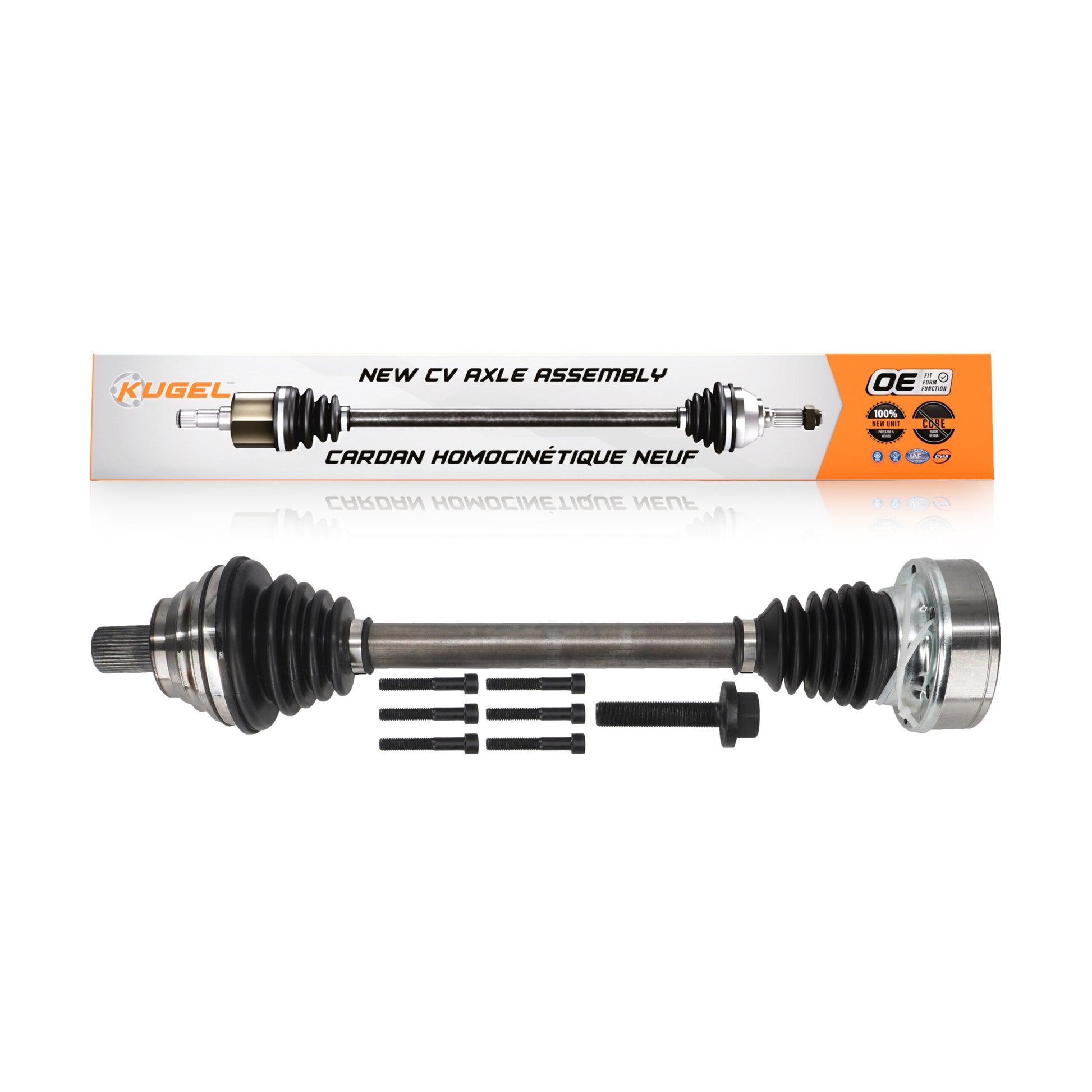Kugel NCV-VW72115 CV Axle Shaft for 2005-2017 Volkswagen Golf, Volkswagen Jetta, Volkswagen Rabbit - Front Left