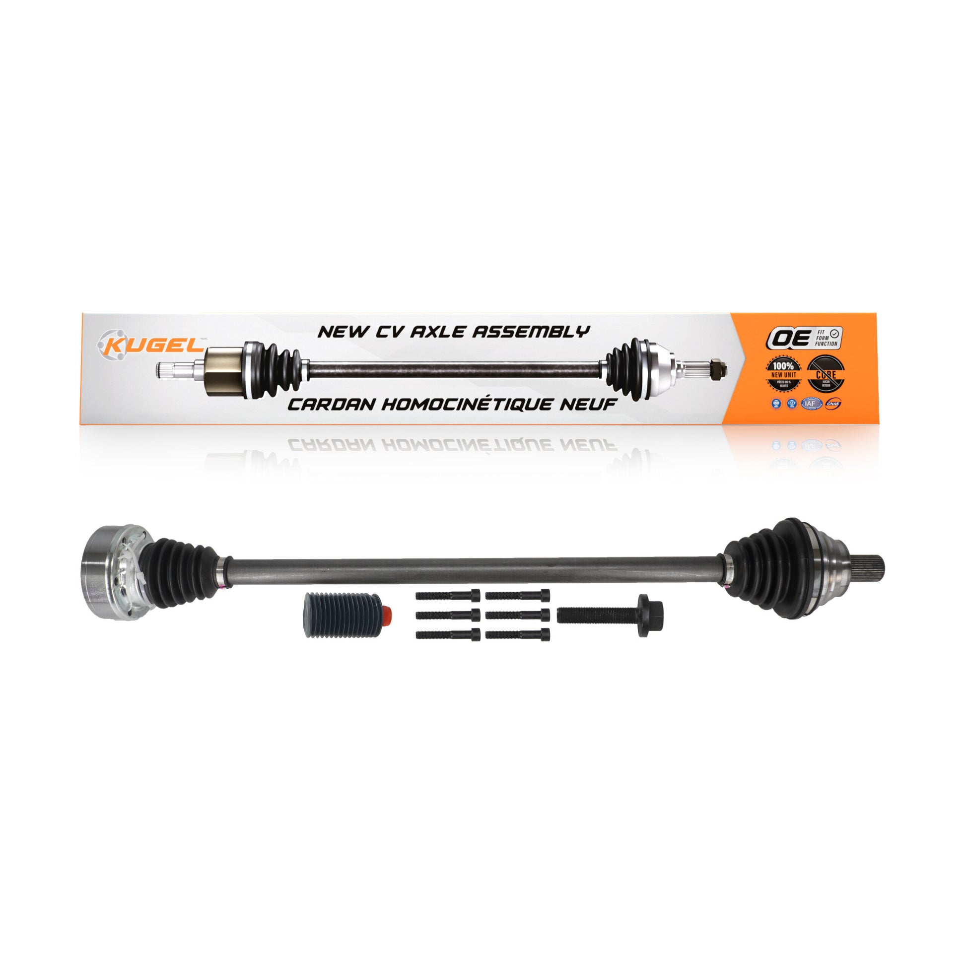 Kugel NCV-VW72116 CV Axle Shaft for 2005-2017 Volkswagen Golf, Volkswagen Jetta, Volkswagen Rabbit - Front Right