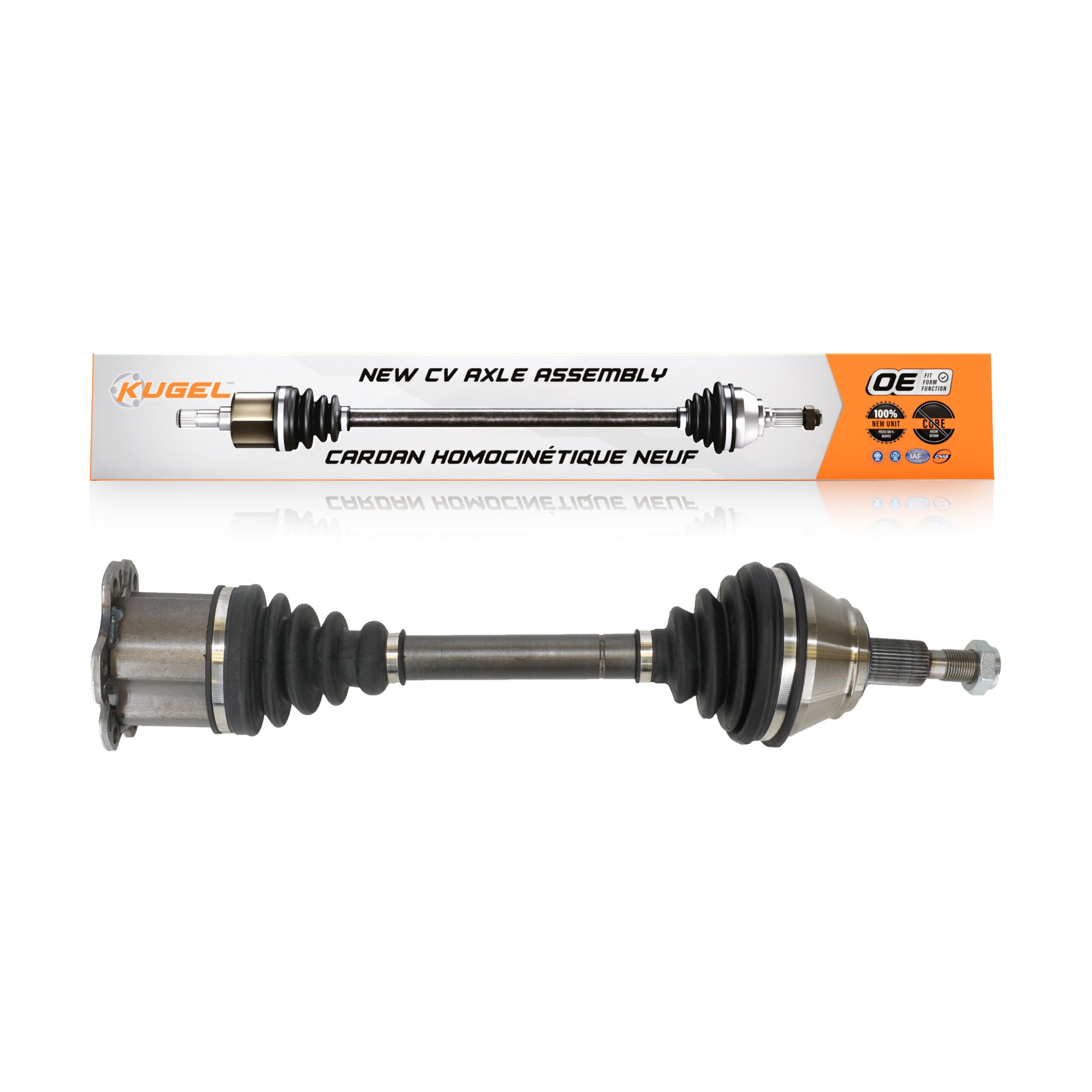 Kugel NCV-VW72128 CV Axle Shaft for 2002-2006 Volkswagen Golf, Volkswagen Jetta - Front Left
