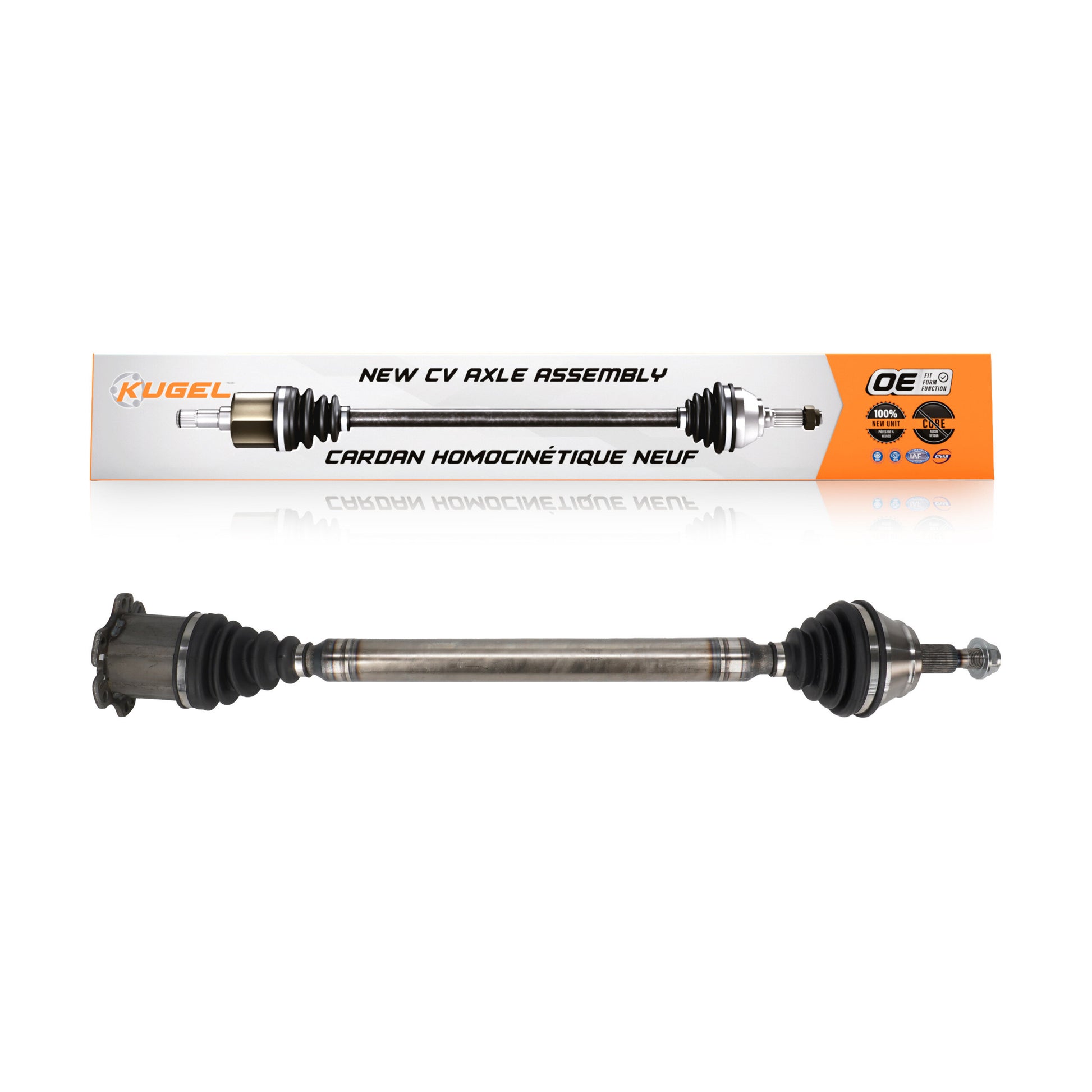 Kugel NCV-VW72129 CV Axle Shaft for 2002-2006 Volkswagen Jetta, Volkswagen Golf - Front Right
