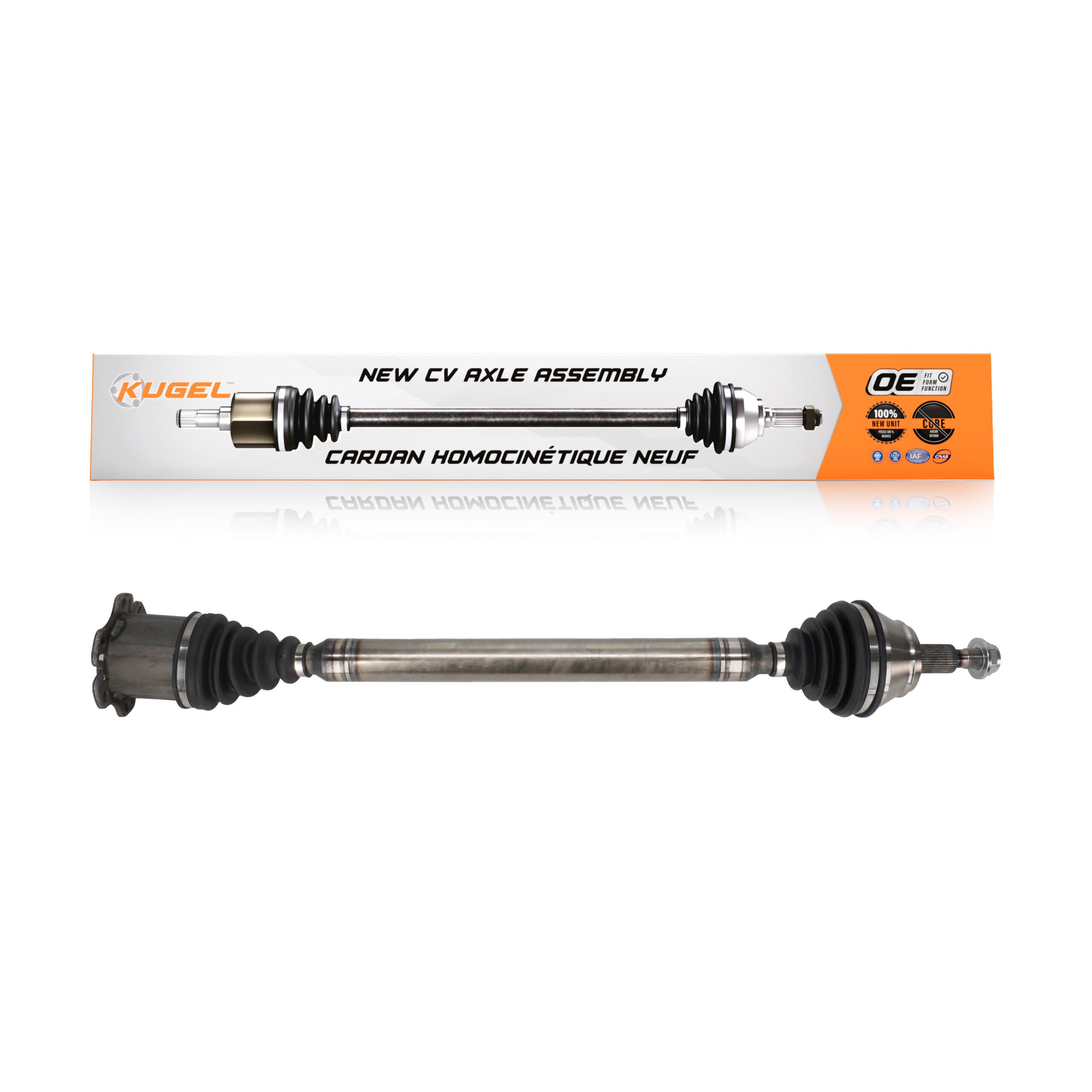 Kugel NCV-VW72129 CV Axle Shaft for 2002-2006 Volkswagen Jetta, Volkswagen Golf - Front Right