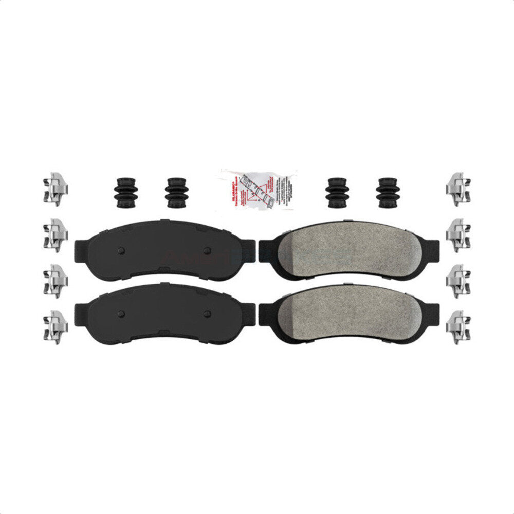 AmeriBRAKES NWF-ASD1067 Disc Brake Pad for 2005-2008 Ford F-350 Super Duty - Rear