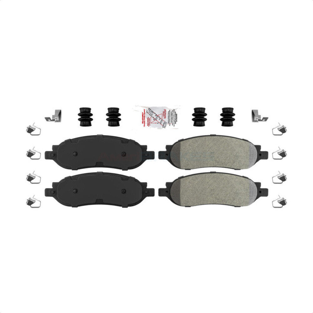 AmeriBRAKES NWF-ASD1068 Disc Brake Pad for 2005-2007 Ford F-250 Super Duty, Ford F-350 Super Duty - Rear