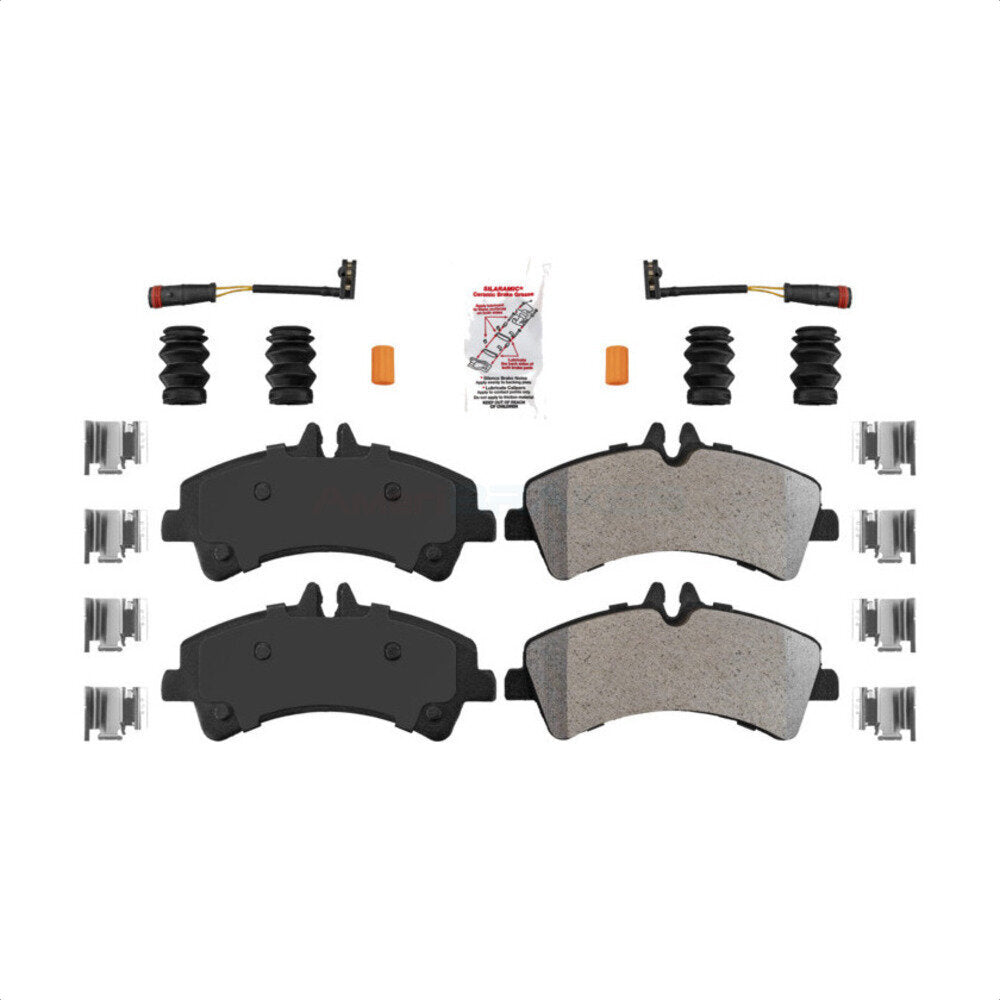 AmeriBRAKES NWF-ASD1318 Disc Brake Pad for 2007-2018 Freightliner Sprinter 3500XD, Mercedes-Benz Sprinter 3500XD, Mercedes-Benz Sprinter 3500 - Rear