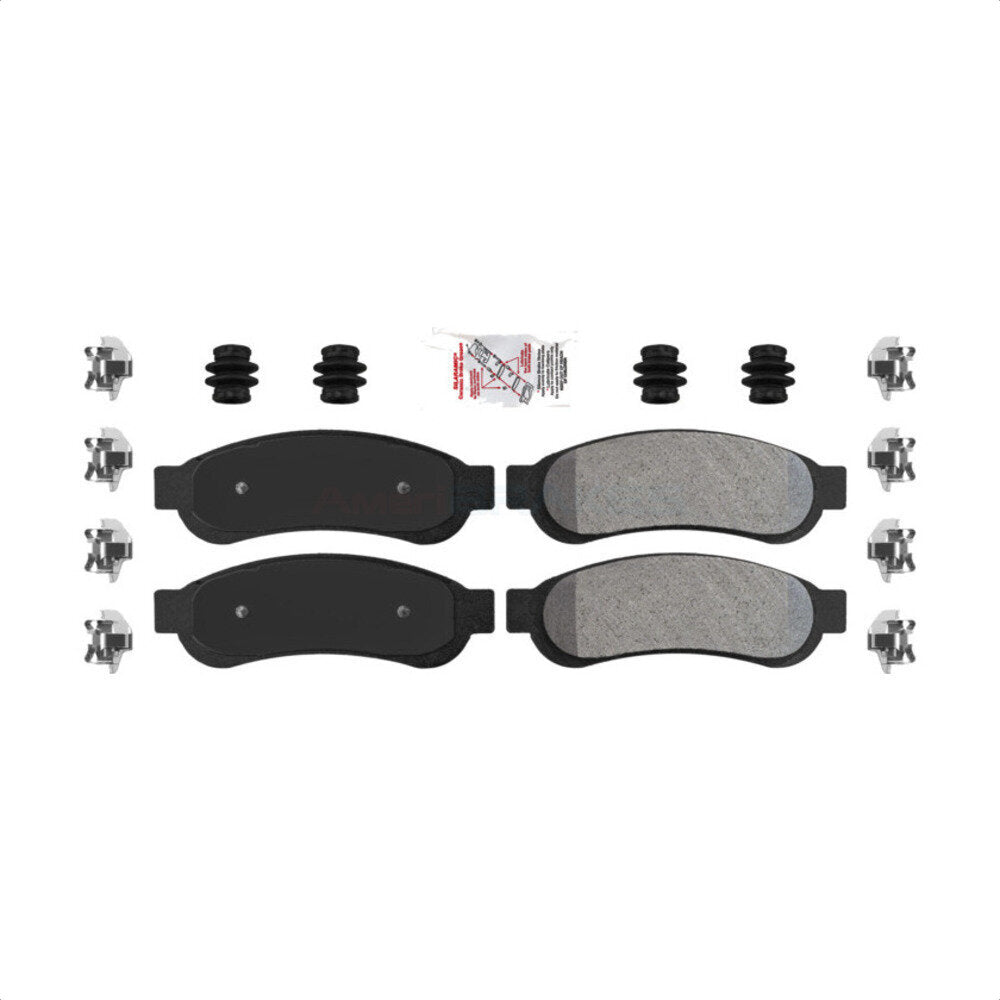 AmeriBRAKES NWF-ASD1334 Disc Brake Pad for 2008-2013 Ford F-250 Super Duty, Ford F-450 Super Duty, Ford F-350 Super Duty - Rear