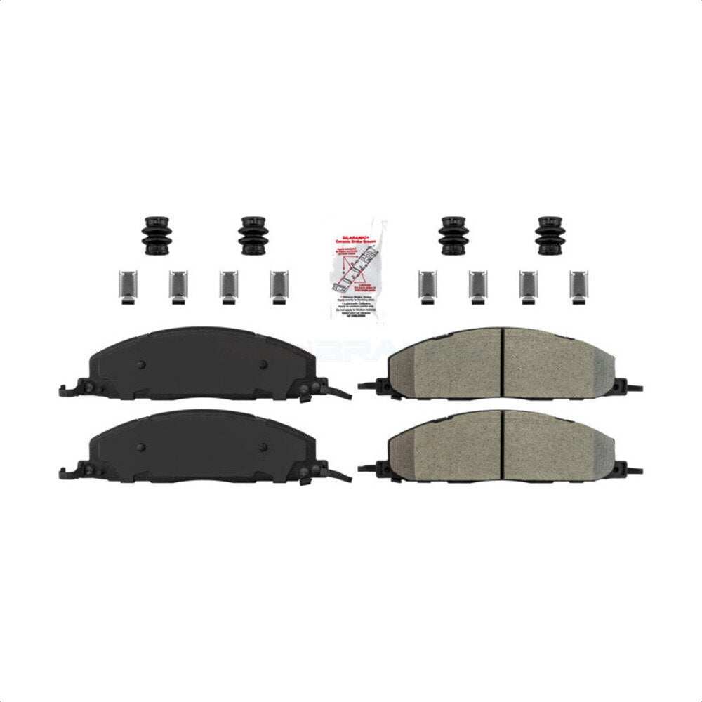 AmeriBRAKES NWF-ASD1400 Disc Brake Pad for 2009-2018 Ram 1500, Ram 2500, Ram 3500 - Rear