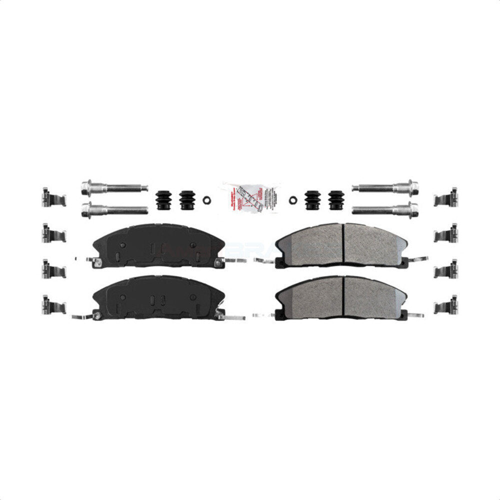 AmeriBRAKES NWF-ASD1611AP Disc Brake Pad for 2012-2019 Ford Taurus, Ford Special Service Police Sedan, Ford Explorer - Front