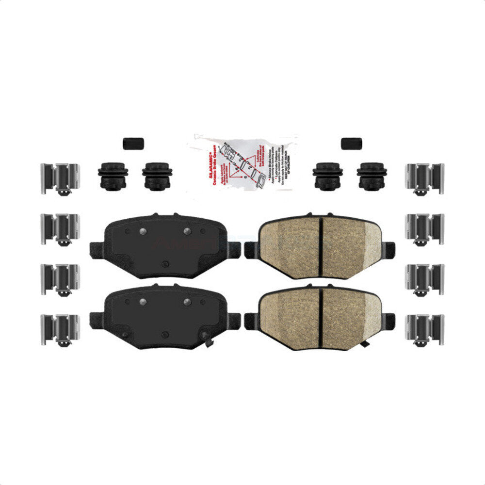 AmeriBRAKES NWF-ASD1612 Disc Brake Pad for 2012-2019 Ford Taurus, Ford Explorer, Ford Special Service Police Sedan - Rear