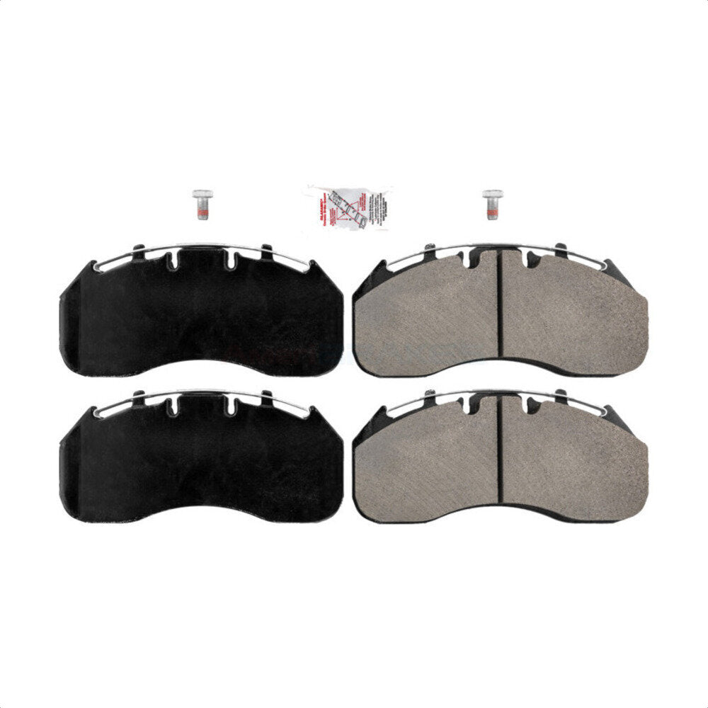 AmeriBRAKES NWF-ASD1690 Disc Brake Pad for 2005-2017 Motor Coach Industries D4005, Prevost XL2, Prevost X3 Coach - Front