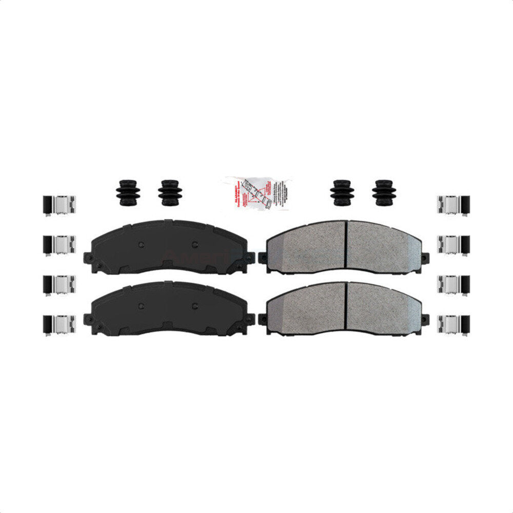 AmeriBRAKES NWF-ASD1691 Disc Brake Pad for 2013-2023 Ford F-250 Super Duty, Ford F-350 Super Duty, Ford F-450 Super Duty - Rear