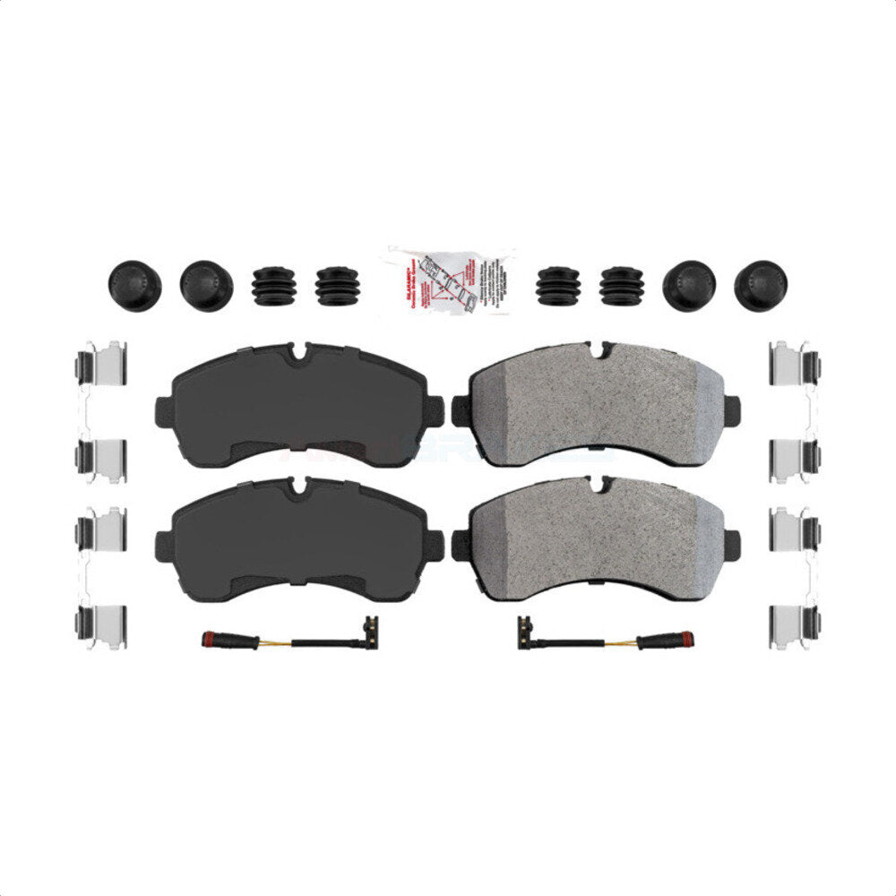 AmeriBRAKES NWF-ASD1699 Disc Brake Pad for 2004-2024 Mercedes-Benz Sprinter 3500, Mercedes-Benz Sprinter 3500XD, Freightliner Sprinter 1500 - Front, Rear