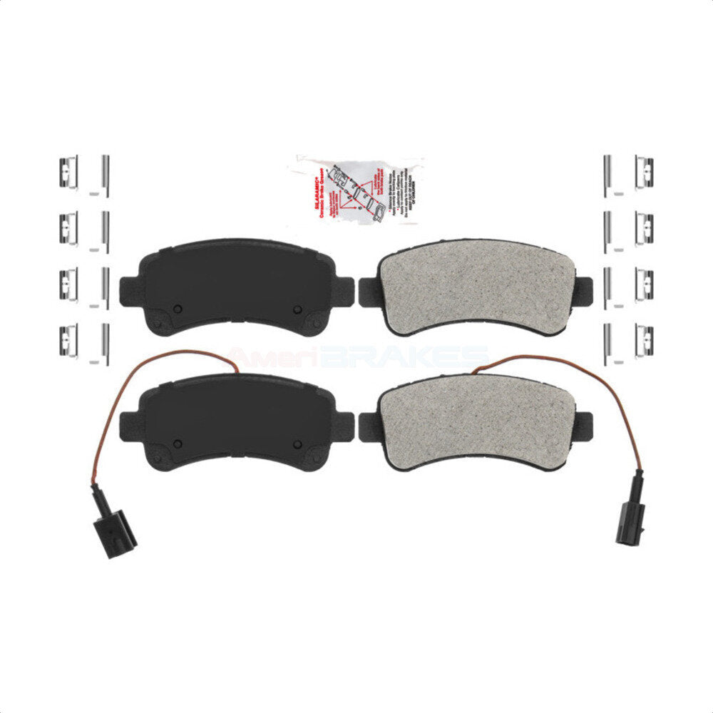AmeriBRAKES NWF-ASD1746 Disc Brake Pad for 2014-2021 Ram ProMaster 1500, Ram ProMaster 2500, Ram ProMaster 3500 - Rear