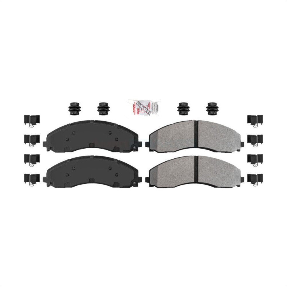 AmeriBRAKES NWF-ASD2018 Disc Brake Pad for 2017-2022 Ford F-600 Super Duty, Ford F-450 Super Duty, Ford F-550 Super Duty - Rear