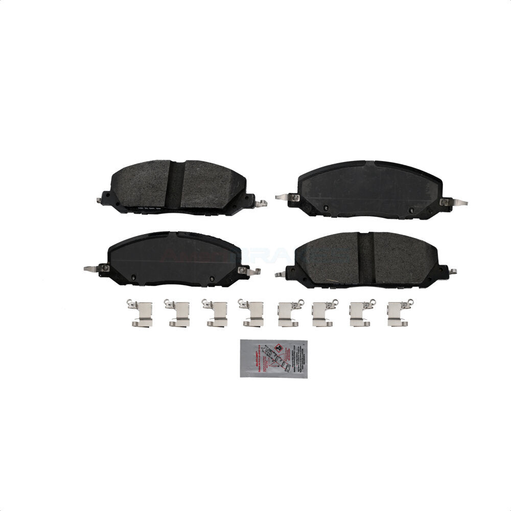 AmeriBRAKES NWF-ASD2229 Disc Brake Pad for 2020-2024 Ford Explorer, Ford Police Interceptor Utility, Lincoln Aviator - Front