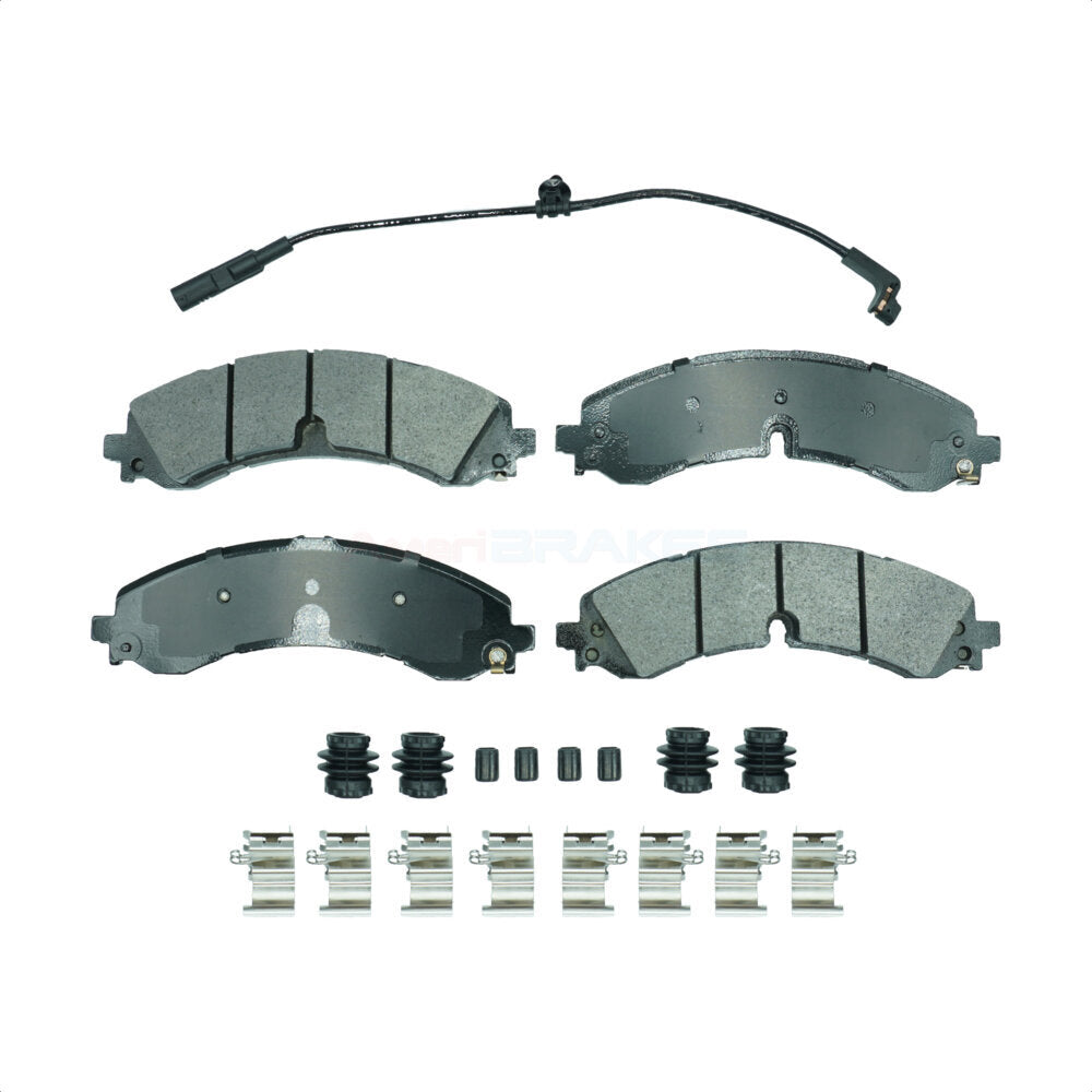 AmeriBRAKES NWF-ASD2250 Disc Brake Pad for 2020-2024 Chevrolet Silverado EV, GMC Sierra EV, Chevrolet Silverado 3500 HD - Front, Rear