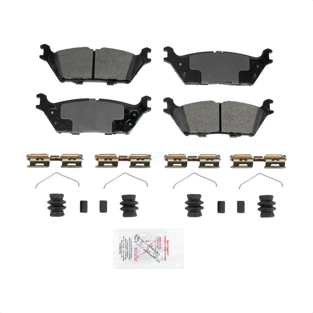 AmeriBRAKES NWF-ASD2383 Disc Brake Pad for 2021-2025 Ford Bronco, Ford Expedition, Ford F-150 Lightning - Rear