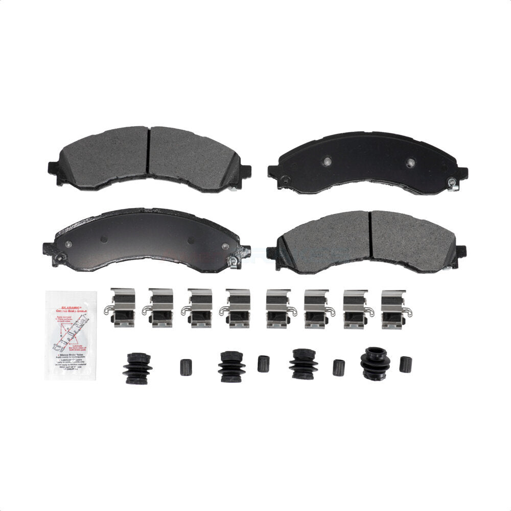 AmeriBRAKES NWF-ASD2404 Disc Brake Pad for 2021-2024 Chevrolet Express 2500, Chevrolet Express 3500, Chevrolet Express 4500 - Front