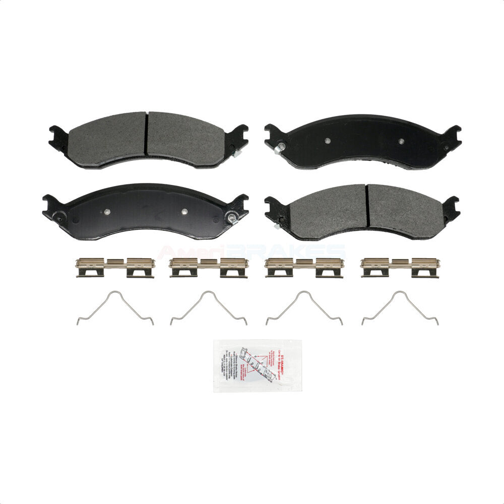 AmeriBRAKES NWF-ASD2406 Disc Brake Pad for 2021-2024 Chevrolet Express 2500, Chevrolet Express 3500, GMC Savana 2500 - Rear