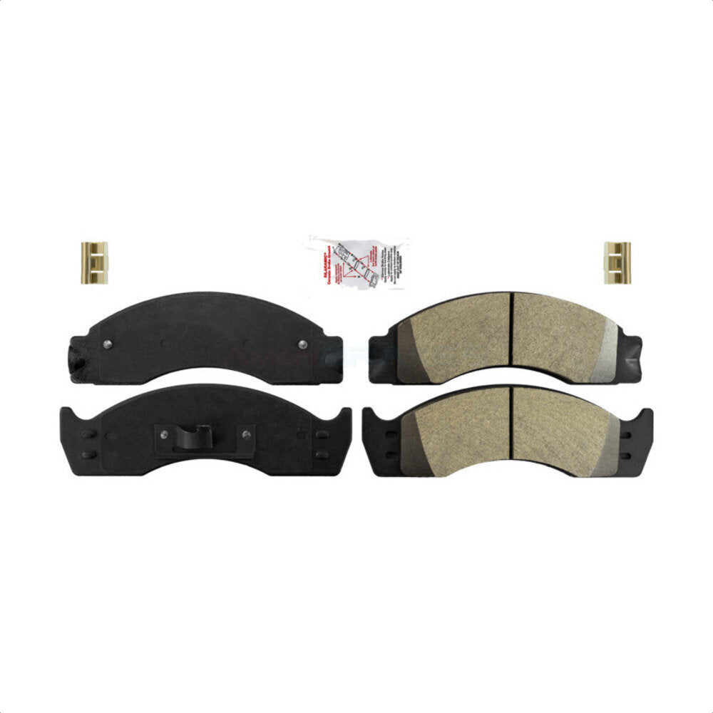 AmeriBRAKES NWF-ASD411 Disc Brake Pad for 1988-2007 Ford E-450 Super Duty, Ford E-450 Econoline Super Duty, Ford Econoline Super Duty - Rear, Front