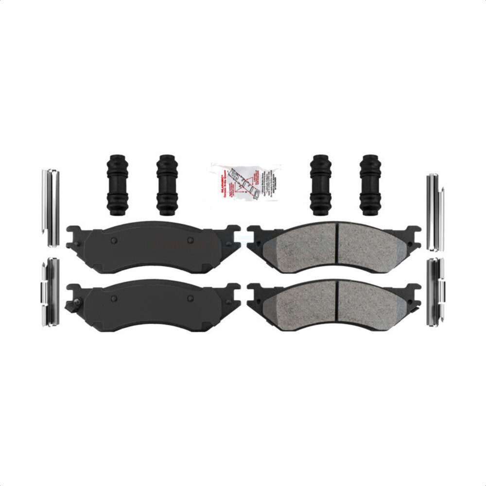 AmeriBRAKES NWF-ASD702 Disc Brake Pad for 1997-2004 Ford F-150 Heritage, Ford Expedition, Dodge Ram 1500 - Front