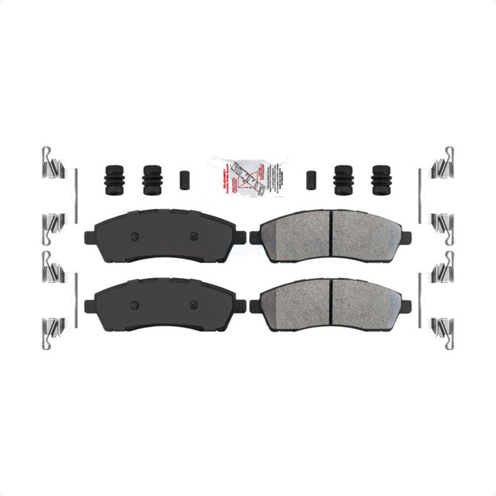 AmeriBRAKES NWF-ASD757 Disc Brake Pad for 1999-2005 Ford Excursion, Ford F-250 Super Duty, Ford F-350 Super Duty - Rear