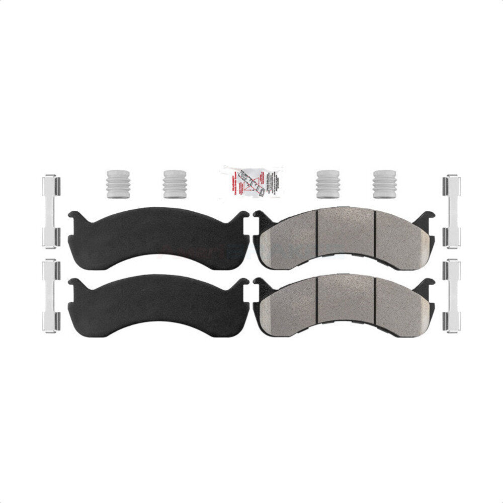 AmeriBRAKES NWF-ASD786A Disc Brake Pad for 1998-2023 Peterbilt 330, Freightliner MCL, Freightliner S2G - Rear, Front