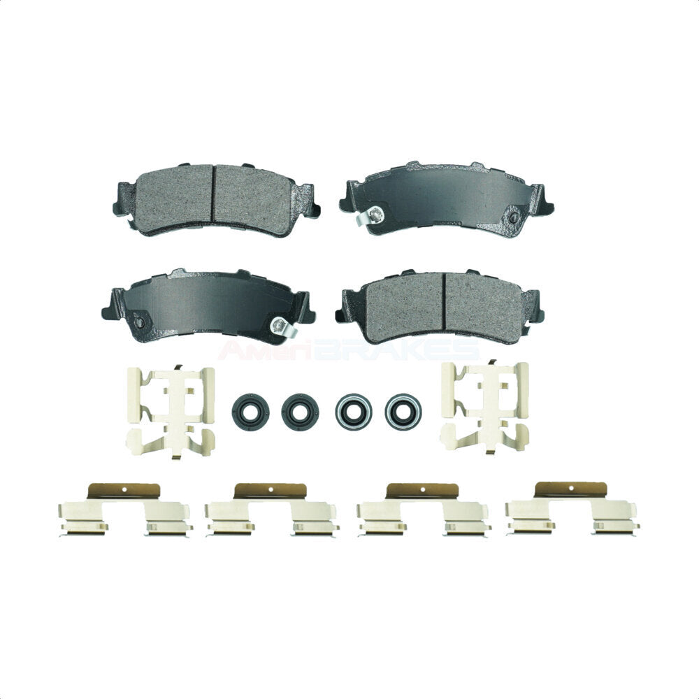AmeriBRAKES NWF-ASD792A Disc Brake Pad for 1993-2011 Chevrolet Silverado 1500 Classic, GMC Sierra 1500 Classic, Cadillac DTS - Rear