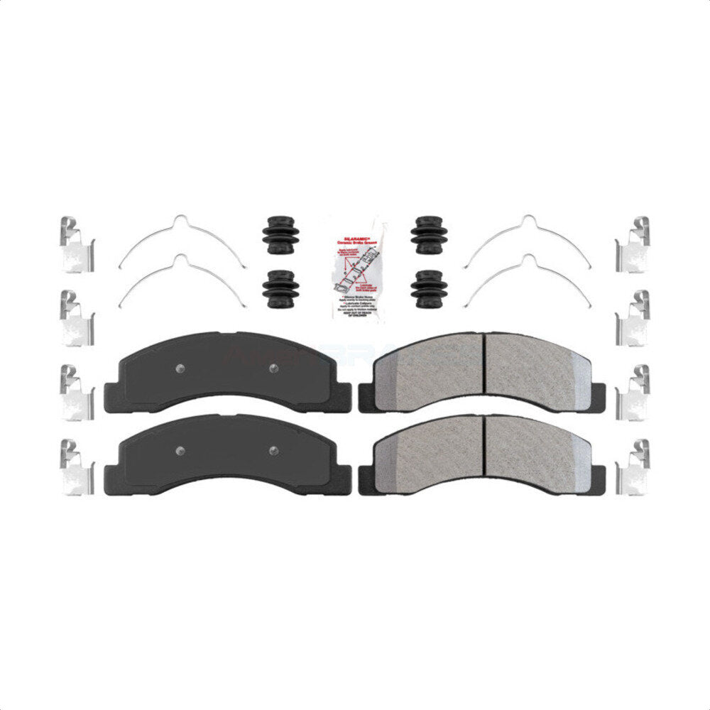 AmeriBRAKES NWF-ASD824 Disc Brake Pad for 1999-2005 Ford Excursion, Ford F-250 Super Duty, Ford F-350 Super Duty - Front