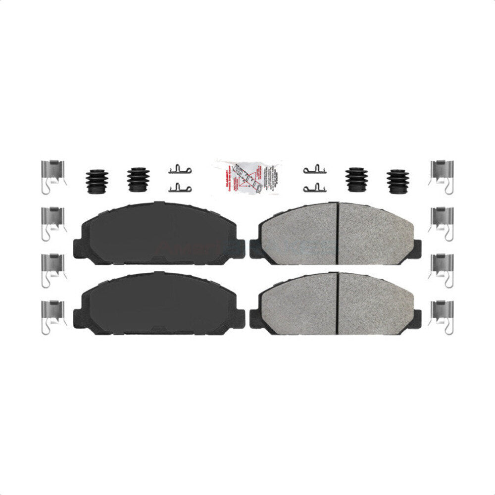 AmeriBRAKES NWF-ASD827 Disc Brake Pad for 1997-2021 Isuzu NPR-HD, Isuzu FTR, Chevrolet LCF 4500XD - Front