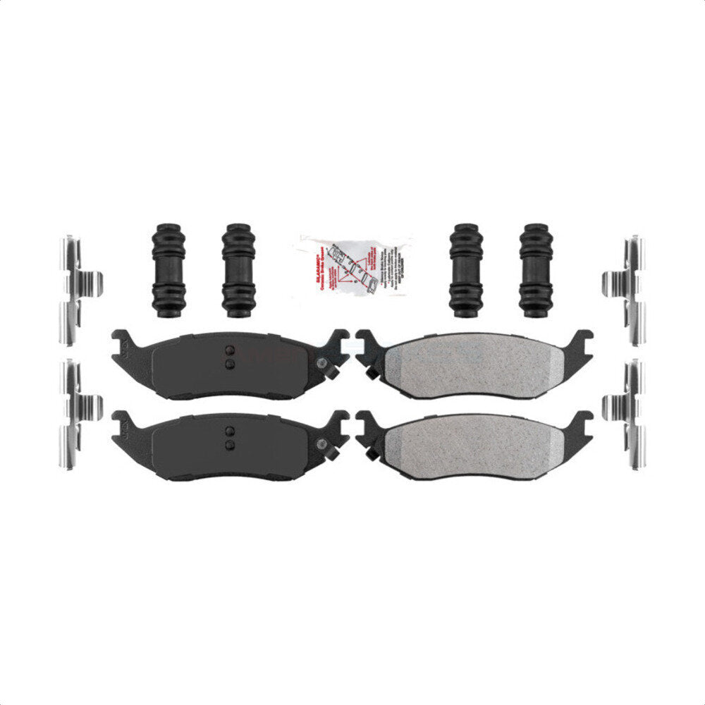 AmeriBRAKES NWF-ASD898 Disc Brake Pad for 2002-2023 Ram 1500 Classic, Ram 1500, Dodge Ram 1500 - Rear