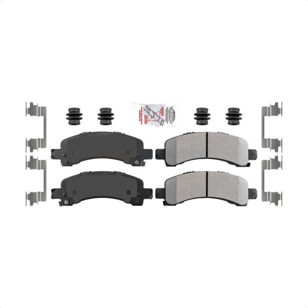 AmeriBRAKES NWF-ASD974 Disc Brake Pad for 2003-2020 Chevrolet Express 2500, Chevrolet Express 3500, GMC Savana 2500 - Rear