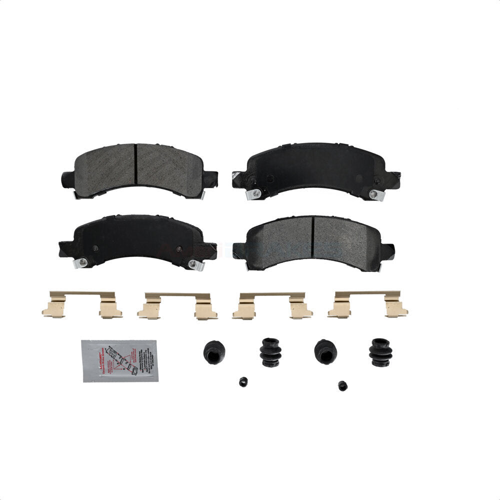AmeriBRAKES NWF-ASD974A Disc Brake Pad for 2002-2014 Cadillac Escalade, Chevrolet Avalanche 1500, Chevrolet Express 1500 - Rear