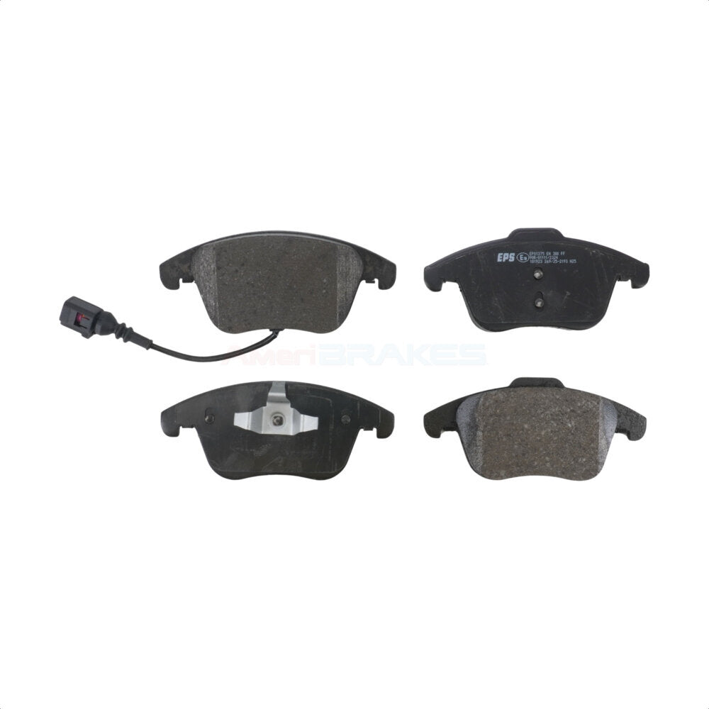 AmeriBRAKES NWF-EPS1375 Disc Brake Pad for 2009-2020 Volkswagen Tiguan Limited, Audi Q3, Audi Q3 Quattro - Front