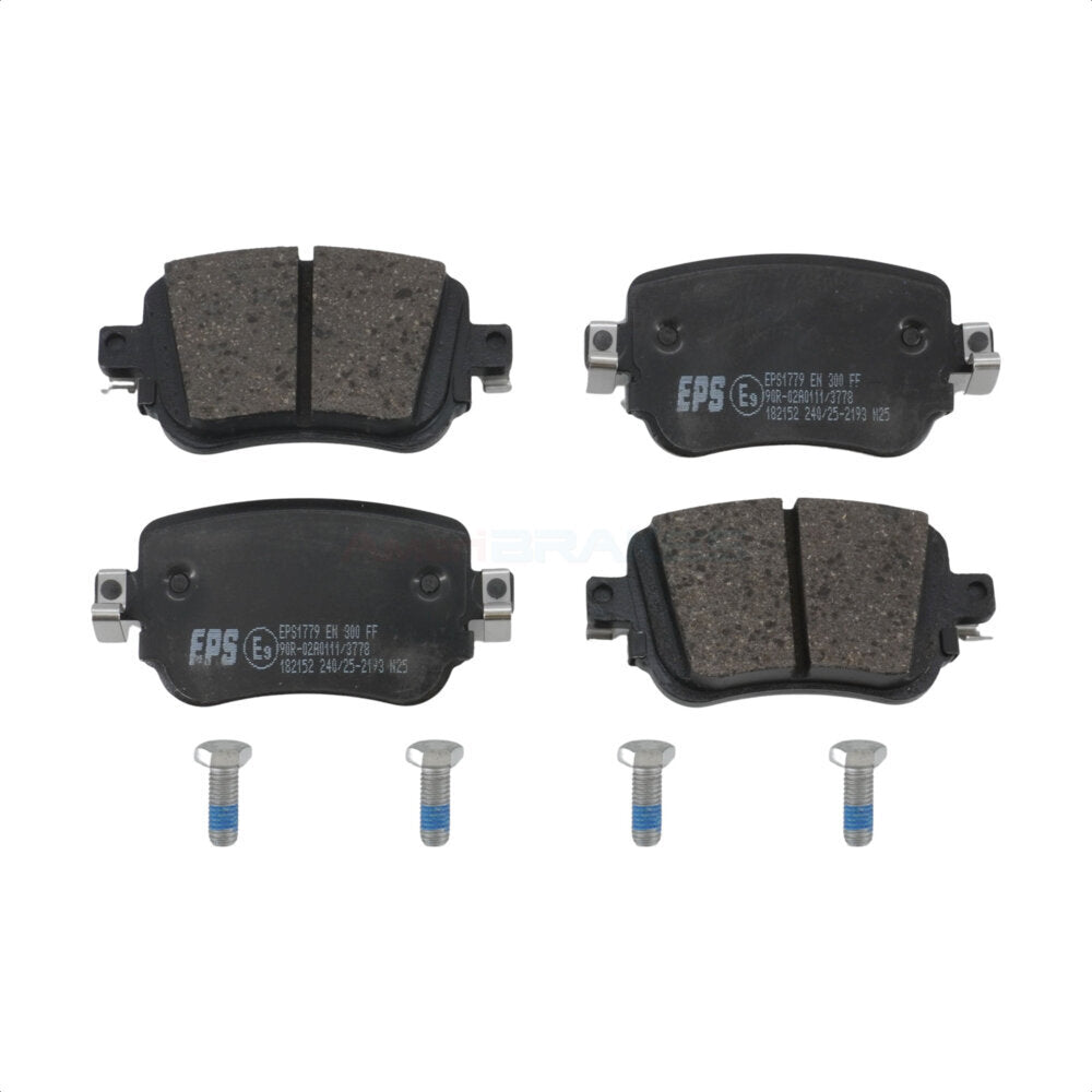 AmeriBRAKES NWF-EPS1779 Disc Brake Pad for 2015-2022 Volkswagen Golf, Volkswagen Golf Alltrack, Audi Q3 - Rear