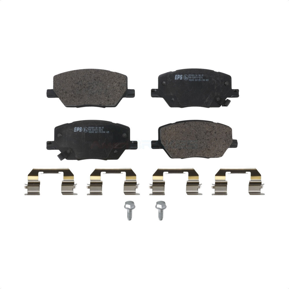 AmeriBRAKES NWF-EPS1811 Disc Brake Pad for 2015-2024 Dodge Hornet, Jeep Compass, Fiat 500X - Front