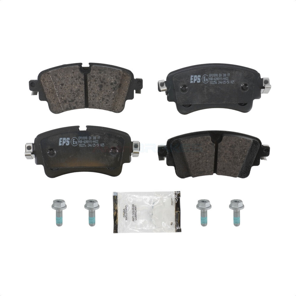 AmeriBRAKES NWF-EPS1898 Disc Brake Pad for 2017-2021 Audi RS5, Audi RS5 Sportback, Audi A4 - Rear