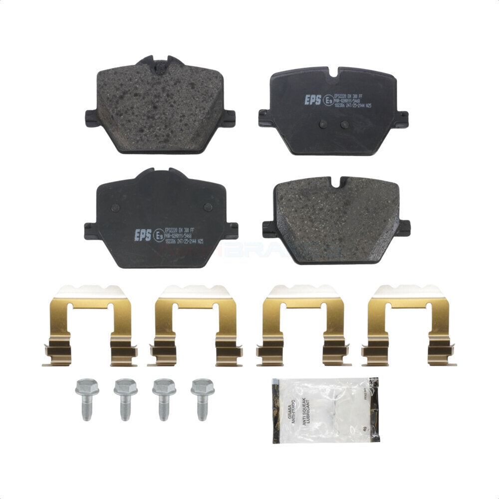 AmeriBRAKES NWF-EPS2220 Disc Brake Pad for 2019-2024 BMW i4, Toyota GR Supra, BMW 230i - Rear