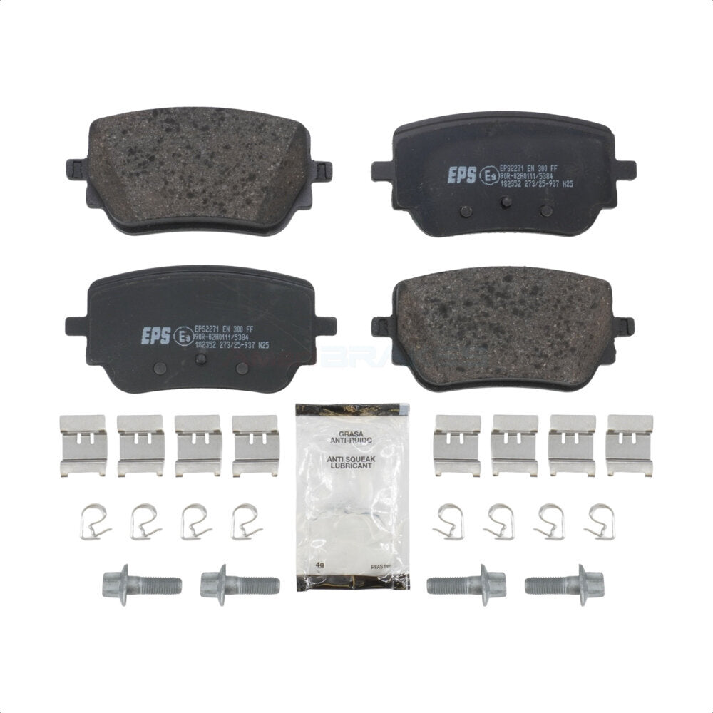 AmeriBRAKES NWF-EPS2271 Disc Brake Pad for 2019-2025 Mercedes-Benz EQB 250+, Mercedes-Benz EQB 300, Mercedes-Benz EQB 350 - Rear