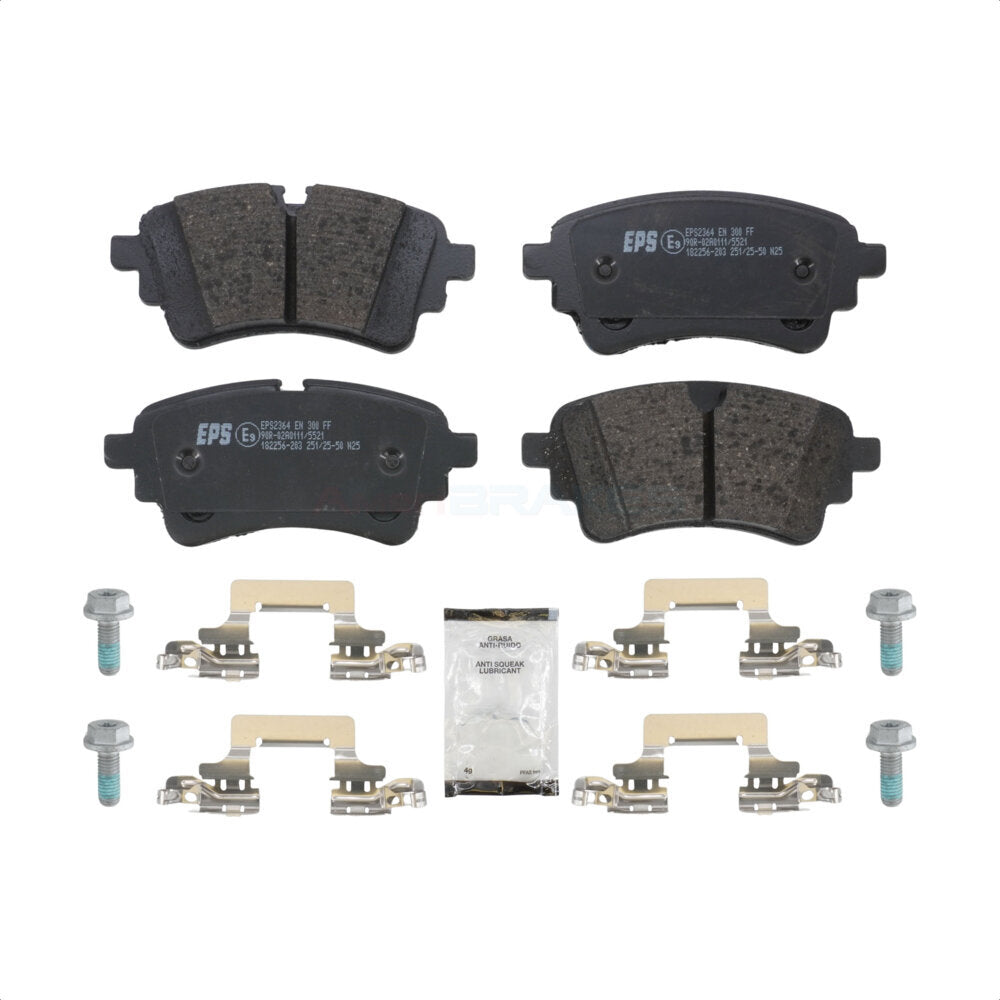 AmeriBRAKES NWF-EPS2364 Disc Brake Pad for 2020-2023 Audi RS5, Audi RS5 Sportback, Audi A4 - Rear