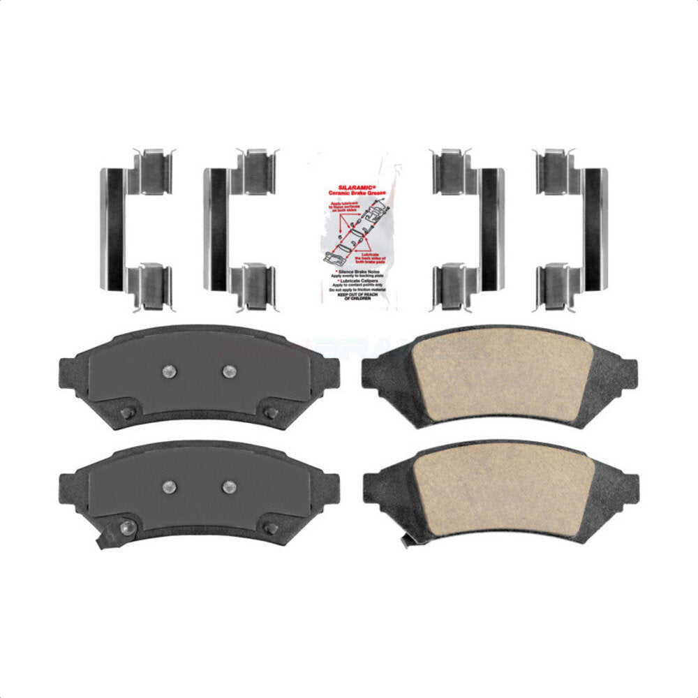 AmeriBRAKES NWF-PRC1000 Disc Brake Pad for 2004-2012 VPG MV-1, Buick Allure, Buick LaCrosse - Front