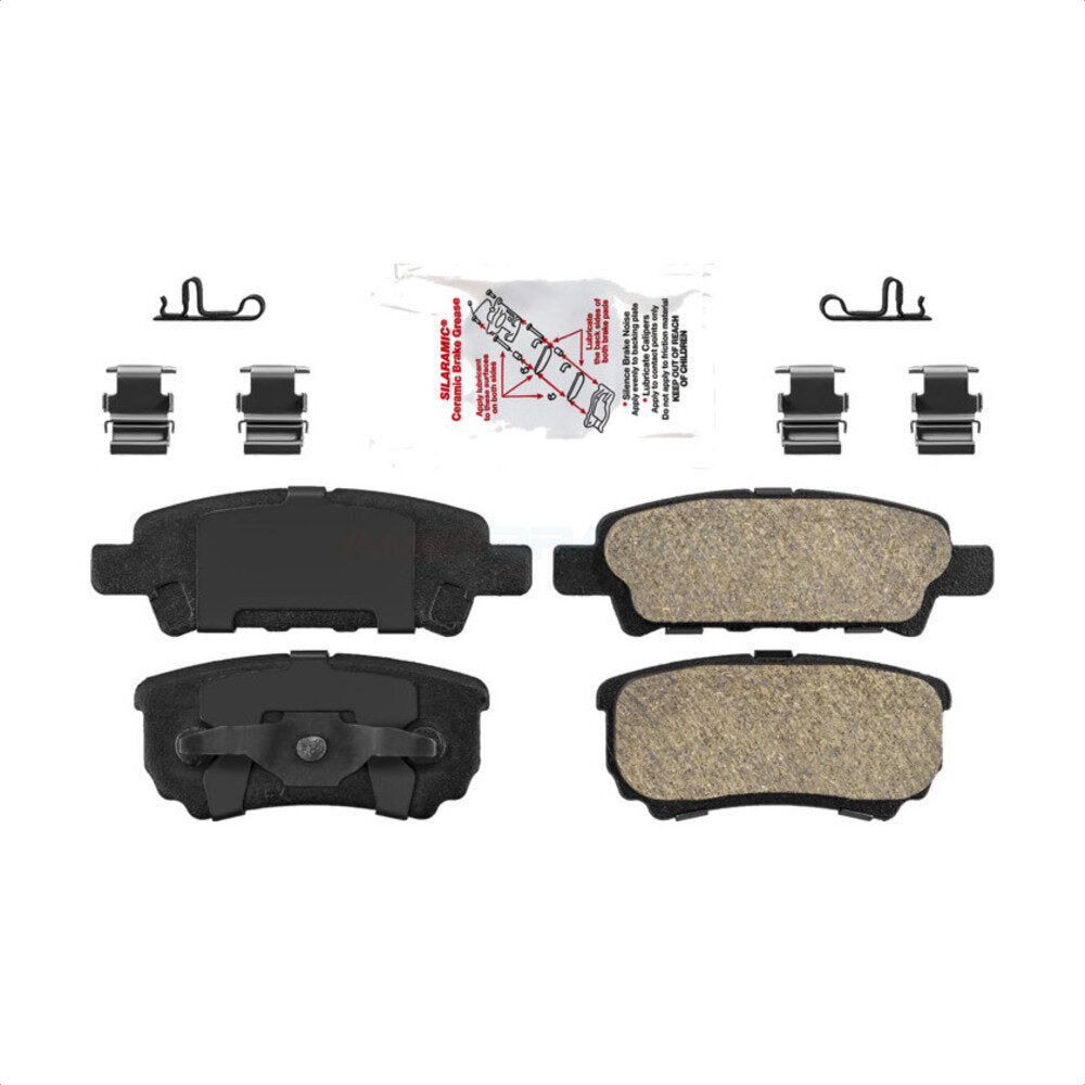 AmeriBRAKES NWF-PRC1037 Disc Brake Pad for 2004-2017 Mitsubishi Lancer, Chrysler 200, Dodge Caliber - Rear