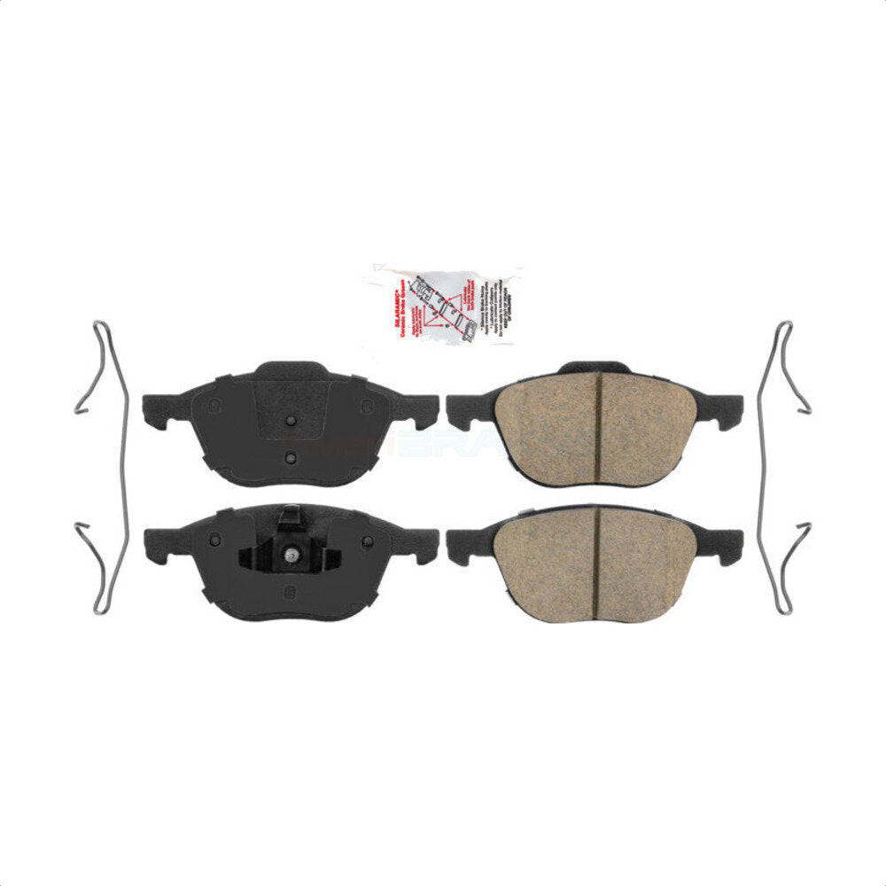 AmeriBRAKES NWF-PRC1044 Disc Brake Pad for 2004-2022 Ford EcoSport, Ford Escape, Ford Focus - Front