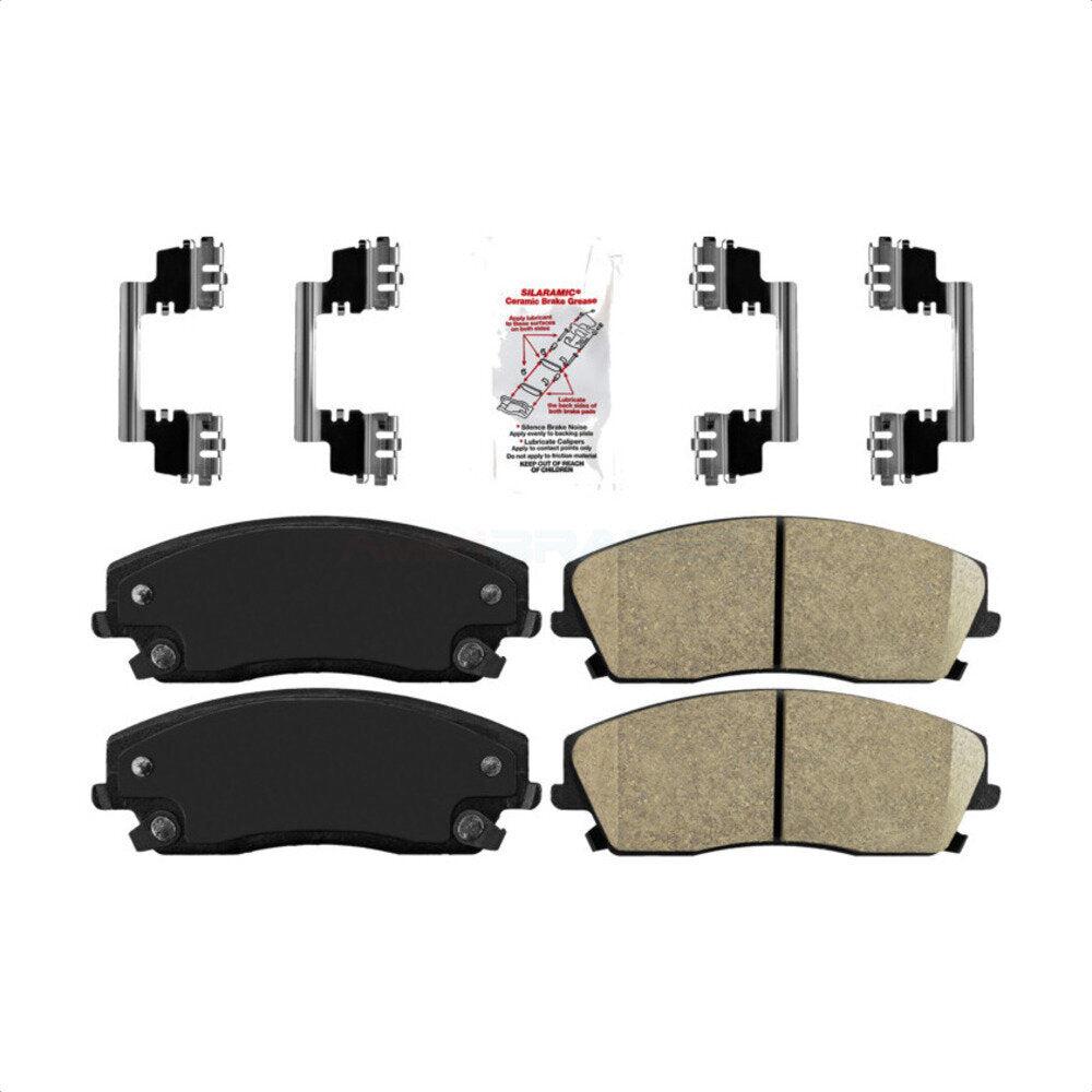 AmeriBRAKES NWF-PRC1056 Disc Brake Pad for 2005-2023 Chrysler 300, Dodge Challenger, Dodge Charger - Front
