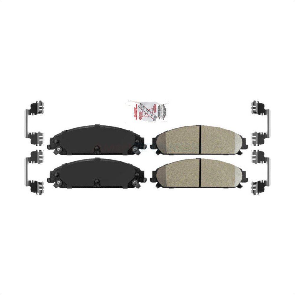 AmeriBRAKES NWF-PRC1058A Disc Brake Pad for 2005-2023 Chrysler 300, Dodge Challenger, Dodge Charger - Front