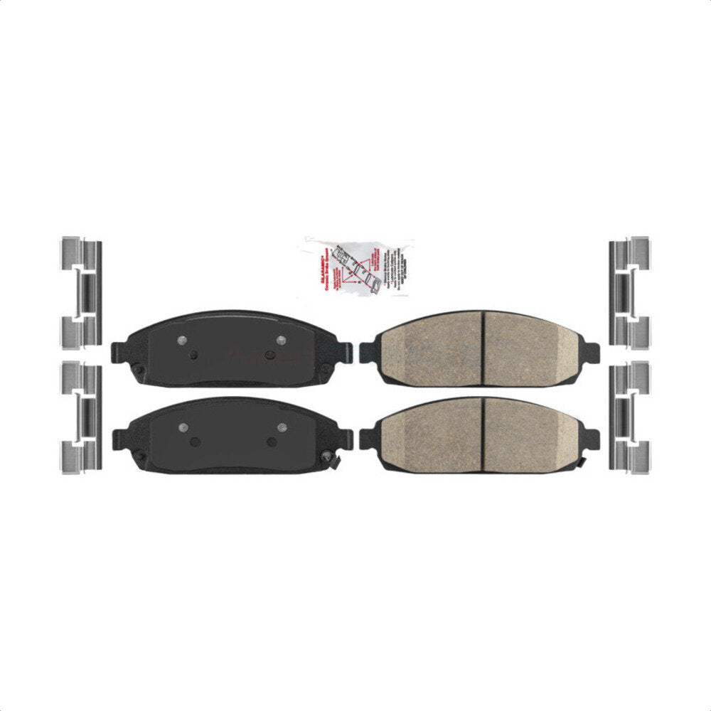 AmeriBRAKES NWF-PRC1080 Disc Brake Pad for 2005-2010 Jeep Grand Cherokee, Jeep Commander - Front