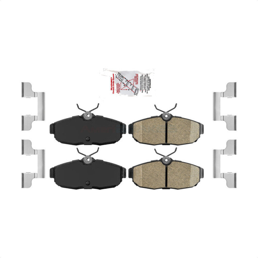 AmeriBRAKES NWF-PRC1082 Disc Brake Pad for 2005-2011 Ford Mustang, Avanti Avanti - Rear