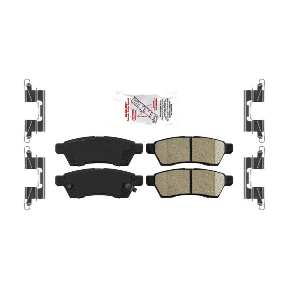 AmeriBRAKES NWF-PRC1100 Disc Brake Pad for 2005-2023 Suzuki Equator, Nissan Xterra, Nissan Frontier - Rear