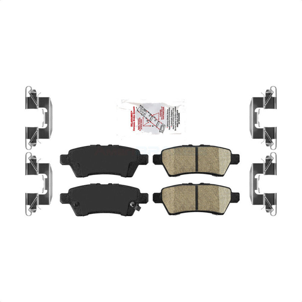 AmeriBRAKES NWF-PRC1101 Disc Brake Pad for 2004-2012 Nissan Xterra, Nissan Pathfinder - Rear