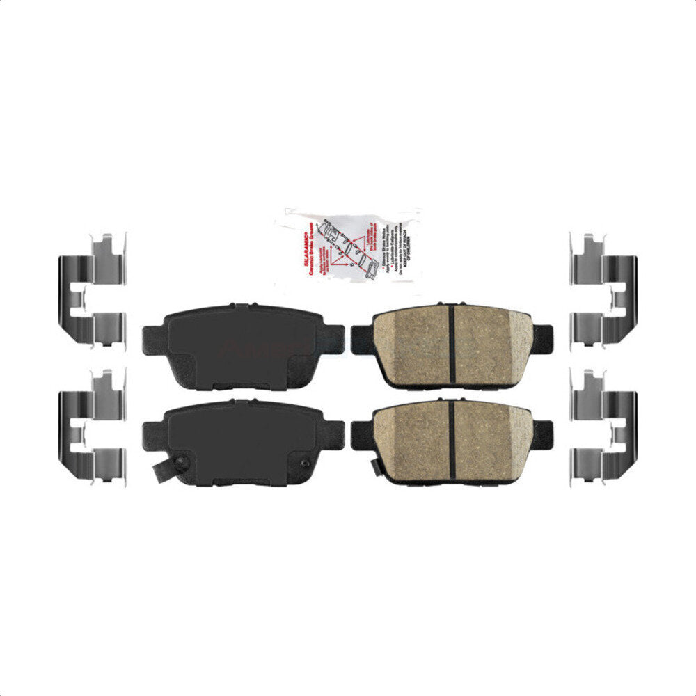 AmeriBRAKES NWF-PRC1103 Disc Brake Pad for 2006-2014 Acura TL, Honda Ridgeline - Rear